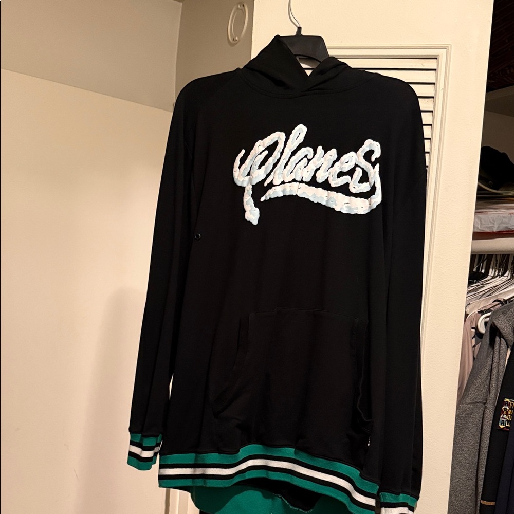 Planes Black and Green Hoodie